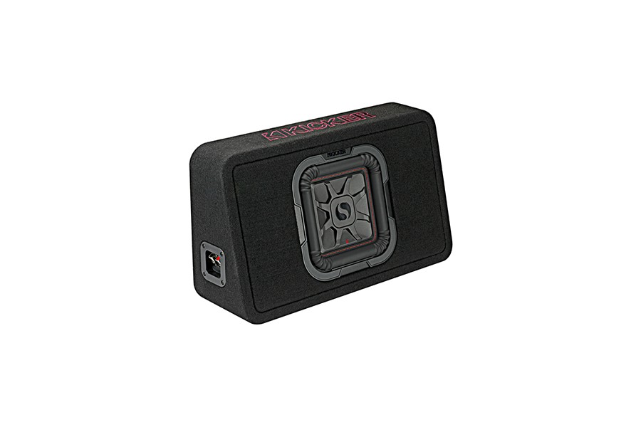 Kicker Single 8in L7T 2-Ohm Subwoofer Thin Profile Enclosure 