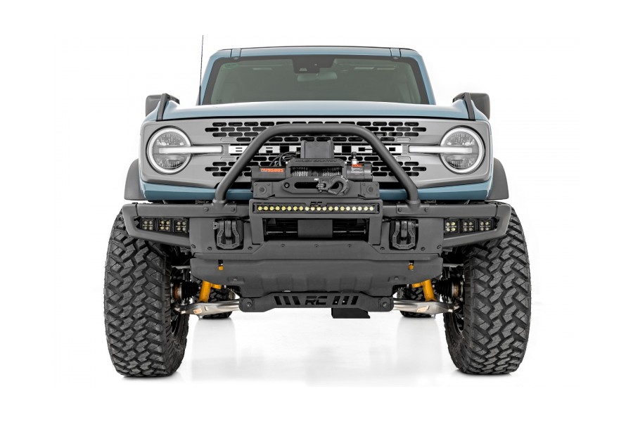 Rough Country High Winch Mount Black Series - Bronco 2021+
