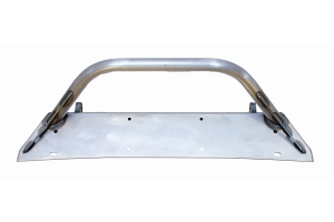 VKS Fab Shorty V2 Front Bumper w/ Winch Hoop - Bare - JK