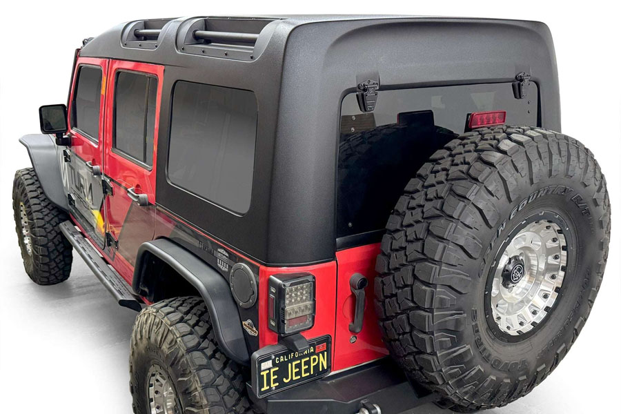 Turn Offroad Expedition Hard Top, White Gel Coat w/ Insulated Black Foam Headliner - JK 4DR