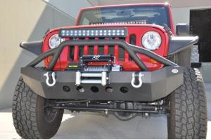 DV8 Offroad Mid Front Bumper w/Bull Bar - JT/JL/JK