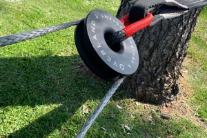 Overland Vehicle Systems Recovery Ring 6.25in, Black - 45,000lb Break Strength