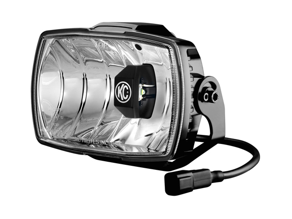 KC HiLites 4inx6in Gravity LED Driving Light Driving Beam Street Legal