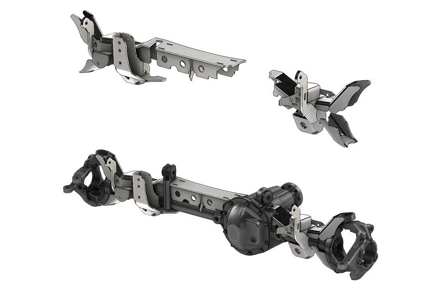 Artec Industries JK2TJ Front Axle Swap Kit w/ Truss - Cam - TJ Rubicon