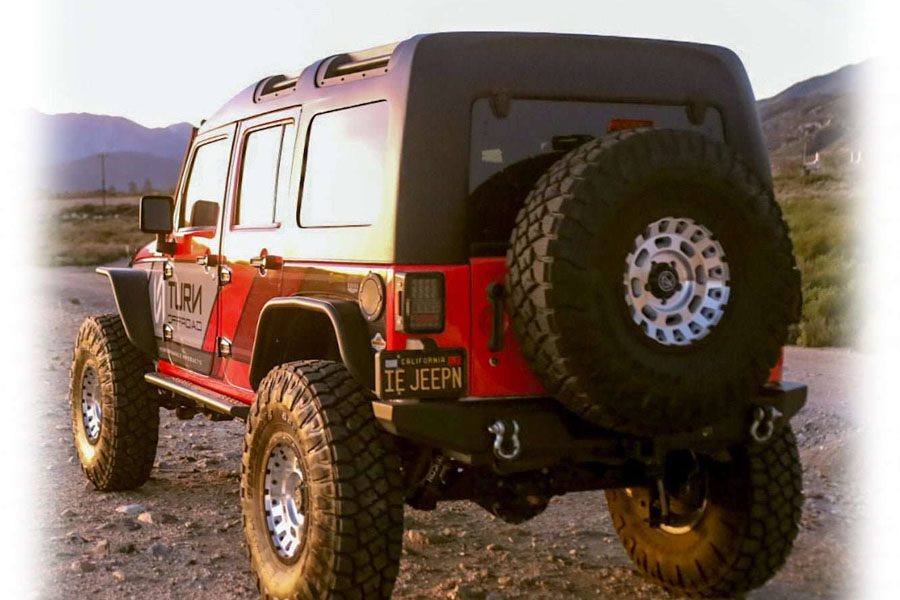 Turn Offroad Expedition Hard Top, Textured Black w/ Insulated Black Foam Headliner - JK 4DR