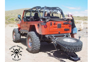 Poison Spyder Rear Stinger Tire Carrier - TJ/LJ