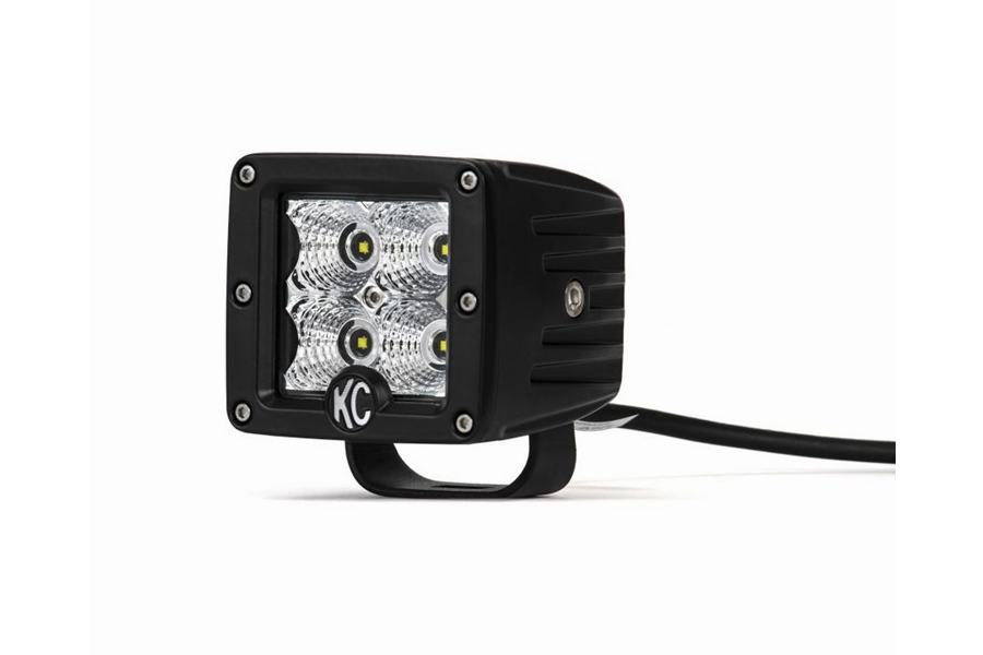 KC HiLites 3in C-Series C3 LED Light, Single - Flood Beam