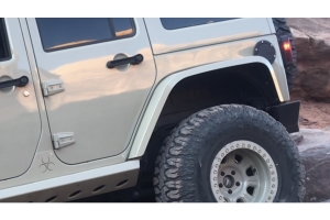 Nemesis Industries Notorious Dovetail Rear Fender Flare - Textured Black - JK