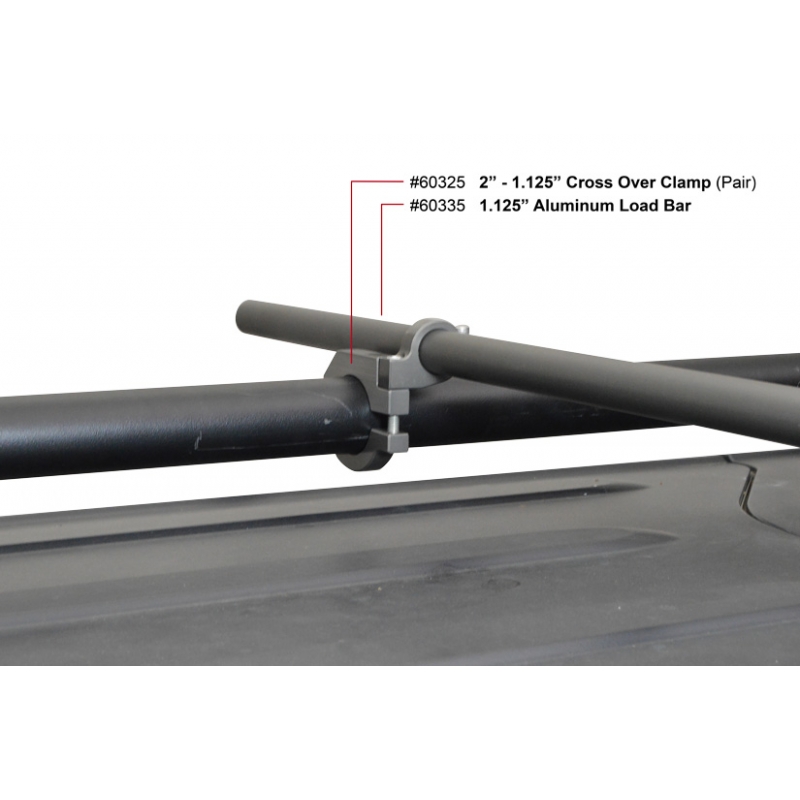 Kargo Master Cross Over Clamp 2in to 1 1/8in (PAIR)