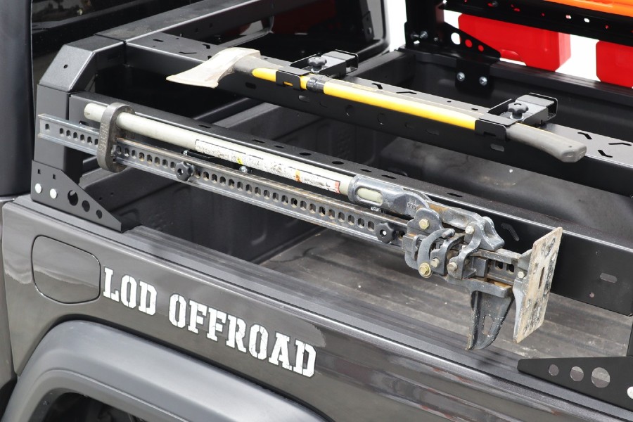 LOD Black Ops Bed Rack Hi Lift Mount - Black  - JT