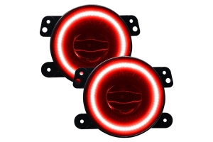 Oracle High Performance 20W LED Fog Lights - Red - JT/JL/JK Sahara/Overland/Rubicon Models