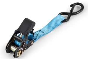 Borne Off-Road Medium-Duty Ratchet Tie-Down Kit 4-Pack, Blue