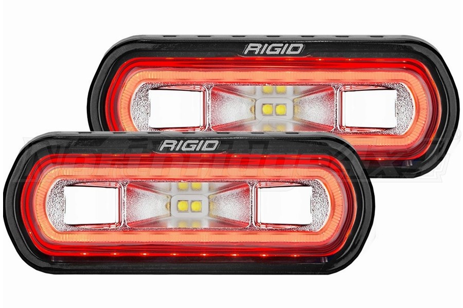 ligevægt score fjer Rigid Industries SRL Series OffRoad Spreader Lights Red Halo Pair |  53122|Northridge4x4