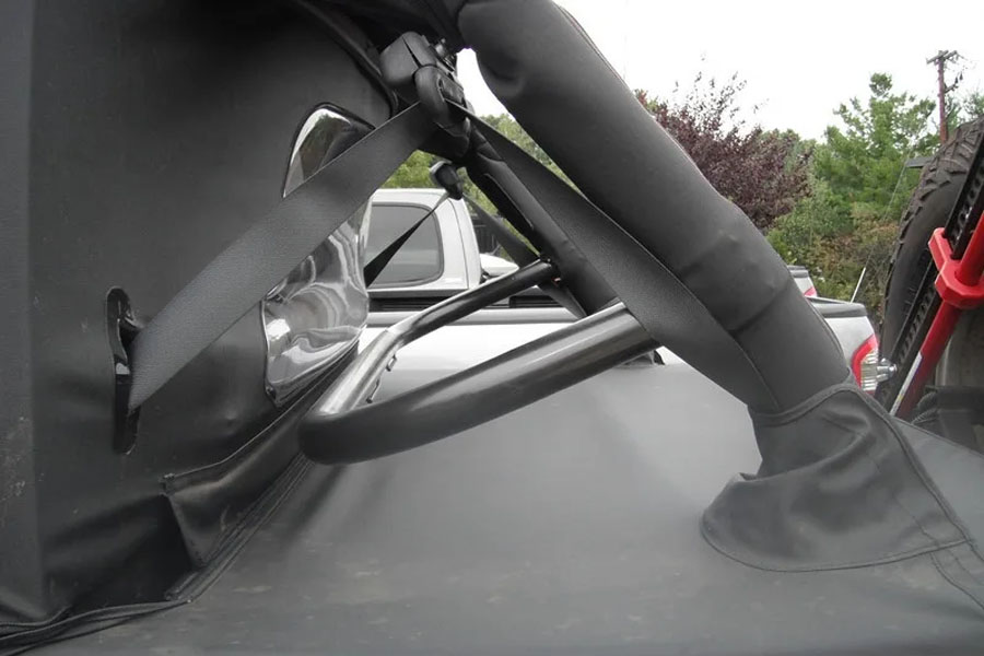 Rock Hard 4x4 Harness Bar Rear Seat - Bare - JK 4Dr