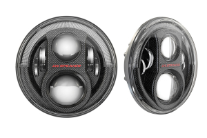 JW Speaker 8700 Evolution J2 LED, Carbon Fiber Headlight Kit - JT/JL/JK