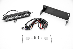 T-REX ZROADZ Rear Bumper Mounting Bracket w/one 10in Slim LED Light Bar and Wire Harness - JL