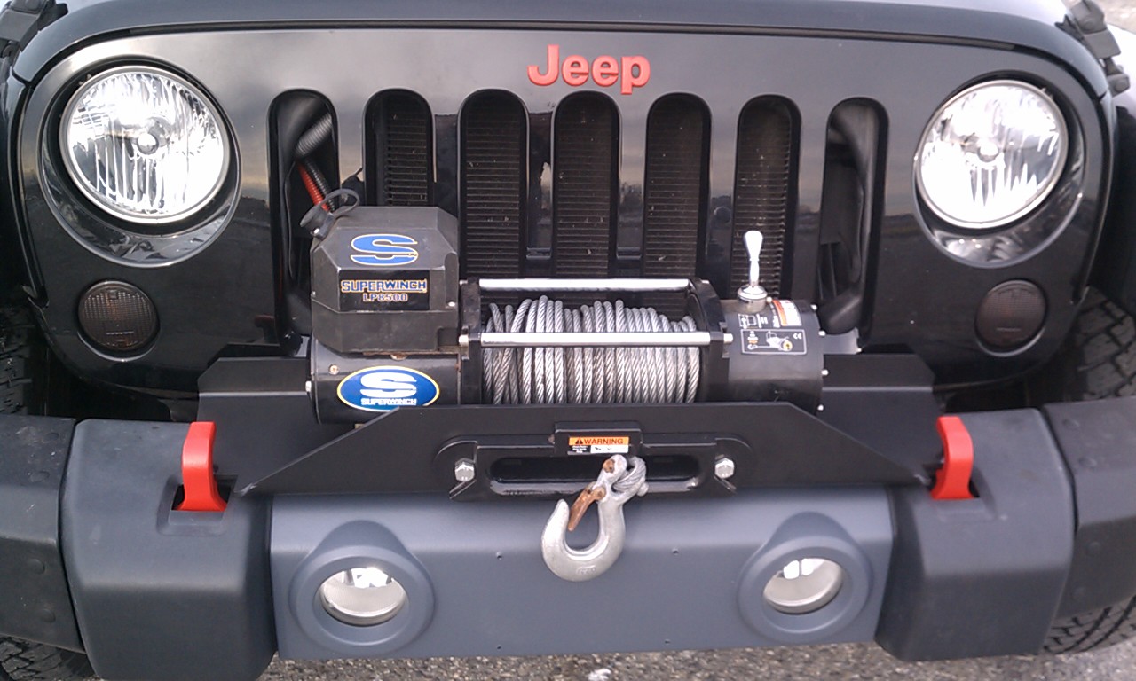 Rock Hard 4x4 Patriot Series Factory Bumper Winch Plate - JK