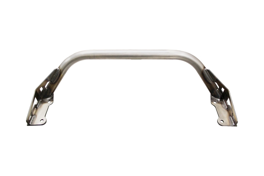 VKS Fab Shorty V3 Front Bumper w/ Hoop - Bare Steel - JK