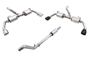 AWE Tread Edition Axle-Back Exhaust w/ Resonated Mid Pipe Package - JL 2.0L