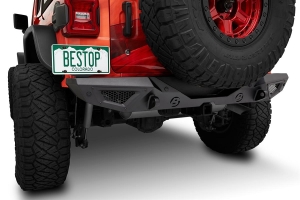 Bestop Granite Series Rear Bumper - Matte Black - JL