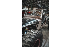 Motobilt Front Cut-in Fender Flares - Bare - YJ