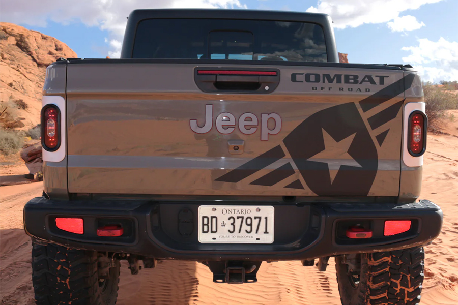 Combat Off Road Tail Gunner LED Tail Lights - Raw - JT