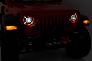 Rough Country 9in DRL Halo LED Headlights  - JT/JL