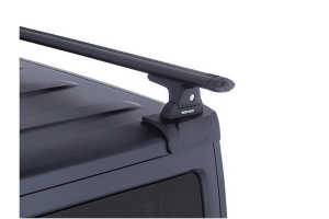 Rhino Rack Vortex RLT600 2-Bar Back Bone Roof Rack - Black - JK 2Dr