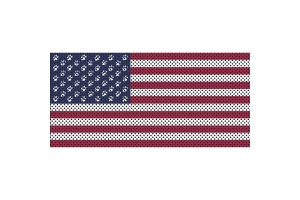 Under The Sun Inserts Paws Old Glory Grill Insert - JL
