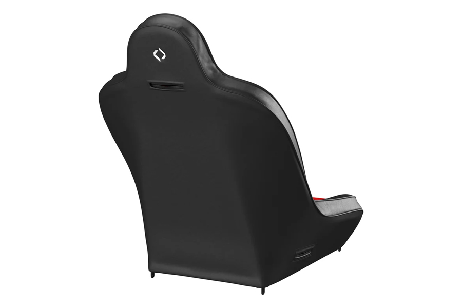 Corbeau Baja SS Black Vinyl Red Cloth