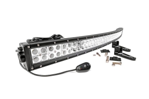 Rough Country 50in Chrome Series Dual Row Curved Light Bar