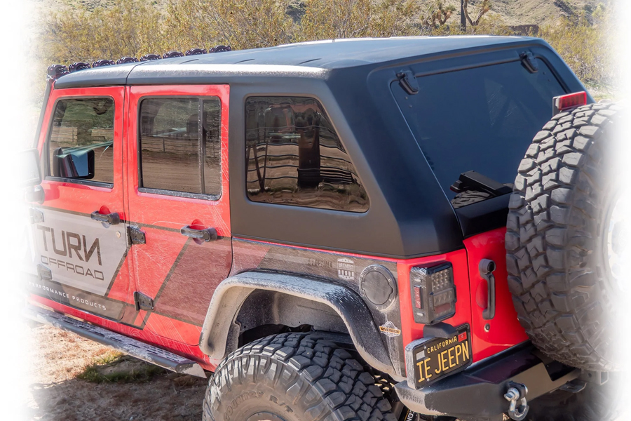 Turn Offroad Fastback Hardtop - 2 Piece  - JK 4dr