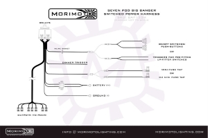 Morimoto Switched Power Harness BigBanger Bar, Up to 7x Pods
