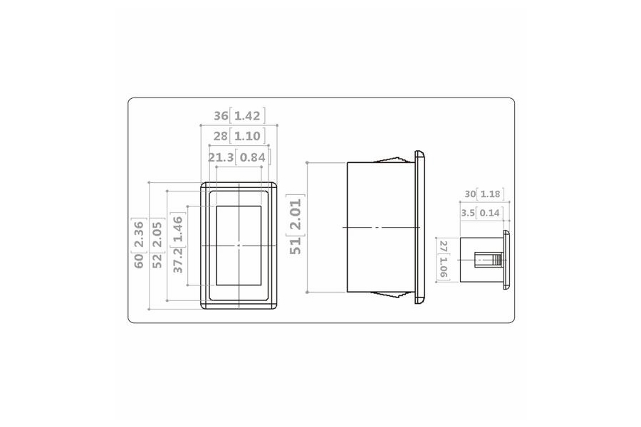 Bulldog Winch Switch Mounting Panel - Single 