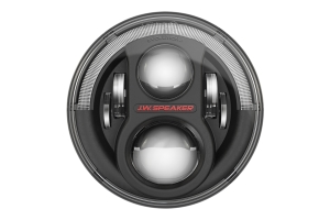 JW Speaker 8700 Evolution J2 LED Single Headlight - Black - JK