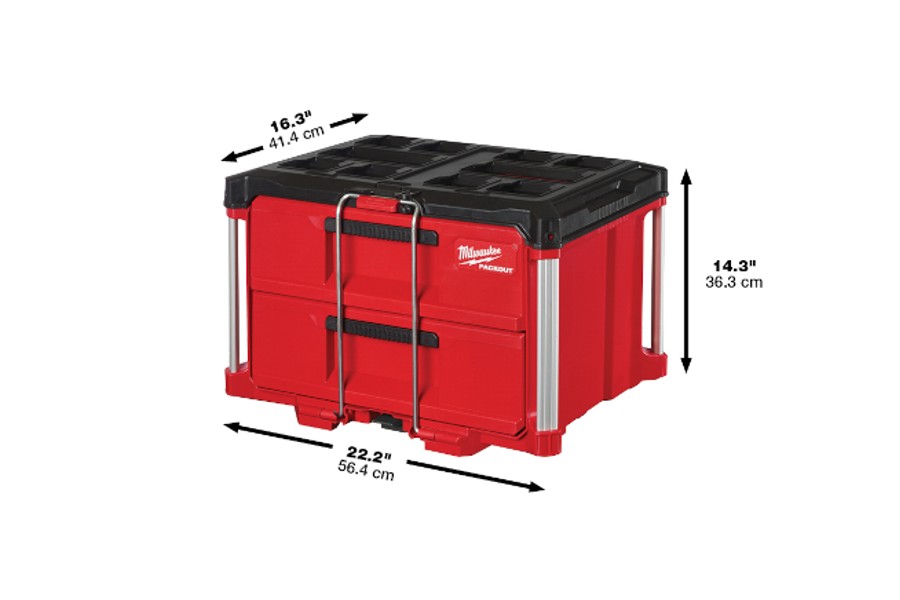 Milwaukee Tool Packout 2-Drawer Tool Box
