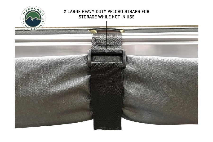 Overland Vehicle Systems Nomadic LT 270 Awning/Wall 1,2 and Mounting Brackets - Driverside