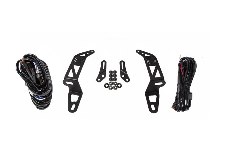 Diode Dynamics 30in Bumper Dual Light Bar Kit, White Combo Dual - JT/JL 