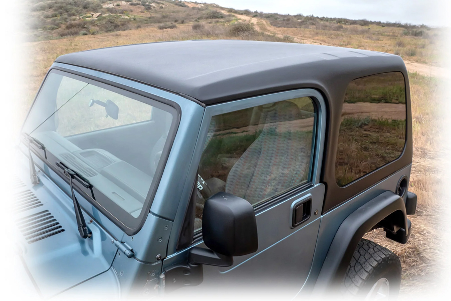 Turn Offroad Squareback Hardtop, Textured Black  - 1 Piece  - TJ