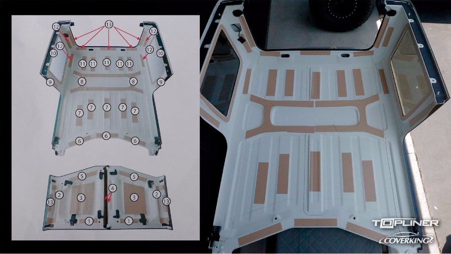 CoverKing Molded Topliner - JT