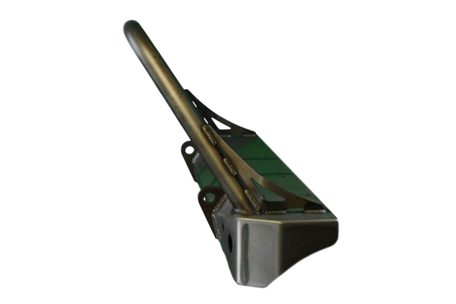 Motobilt Stubby Front Bumper w/ Stinger - Bare Steel  - JK 