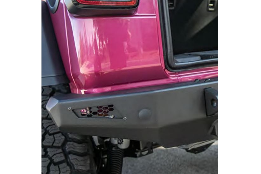Rock Slide Engineering Aluminum Full Rear Bumper Rear Bumper - No Tire Carrier - JL 
