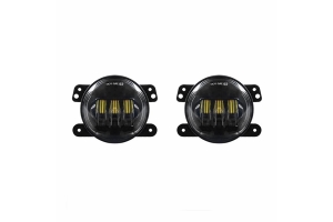 Quake LED 4in RGB Fog Lights - Quad Lock/Interlock Compatible - JL/JT