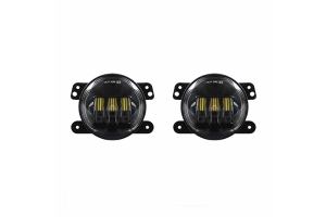 Quake LED 4in RGB Fog Lights - Quad Lock/Interlock Compatible - JL/JT