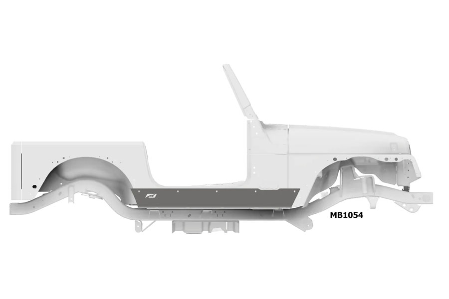 Motobilt Rocker Guards for Comp/Stretch Corner Guards - Standard - TJ