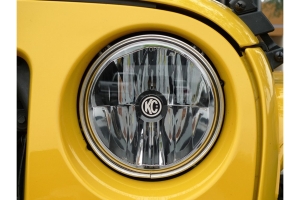 KC HiLiTES 7in Gravity LED DOT Headlight (Driving) - JK