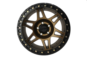 Method Race Wheels 106 Series Beadlock Wheel 17X9 5X5 44mm Offset Bronze - JT/JL/JK