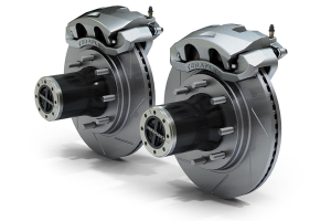 Teraflex JK Front 8-Lug Locking Hub Conversion Kit w/ Big Brakes Slotted Rotors - JK