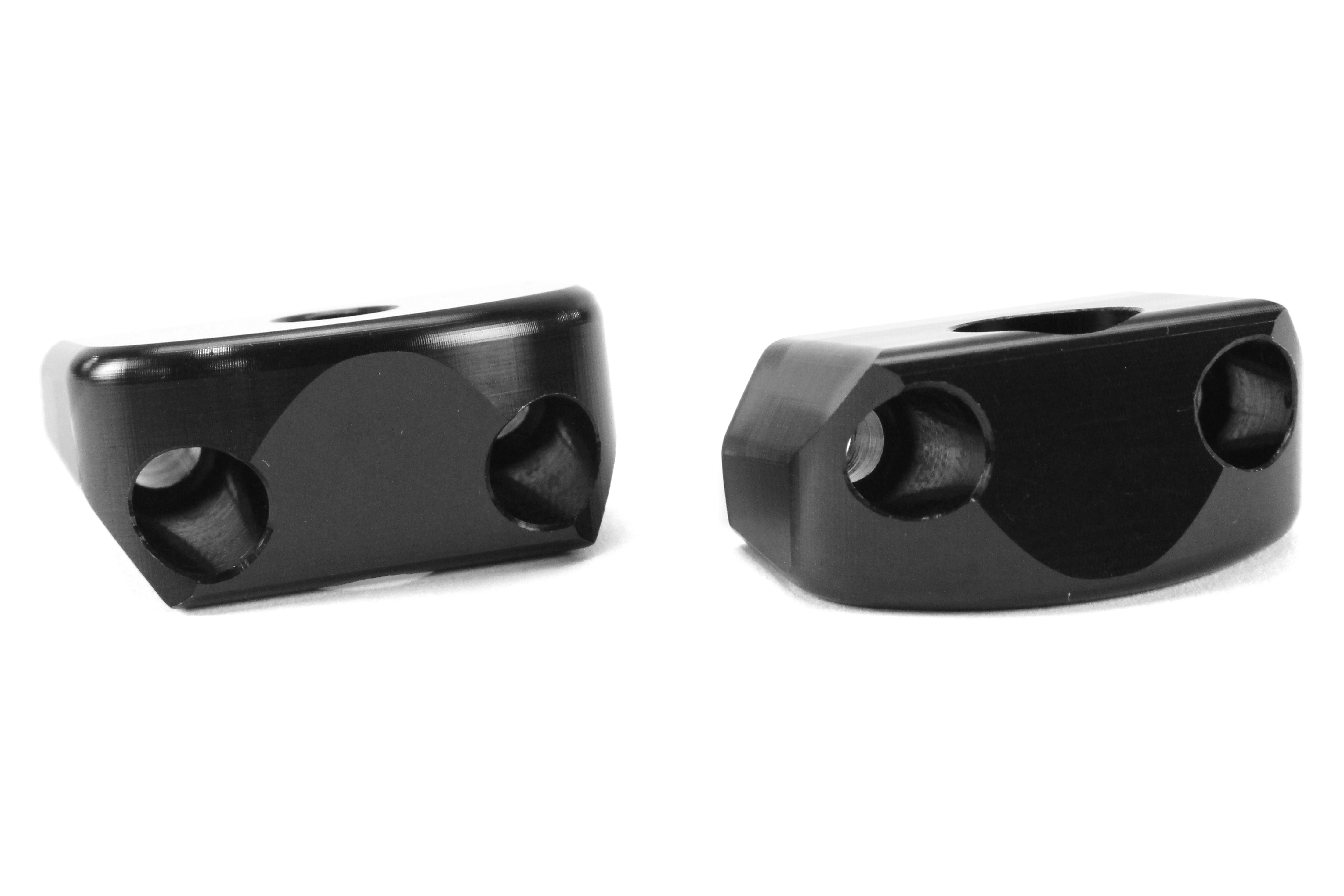 Carolina Metal Masters Billet Knuckle Grab Handles Front Black - JK