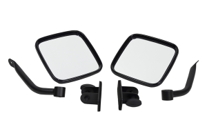 Kentrol E-Z Detach Mirror Set - Textured Black  - JK/TJ